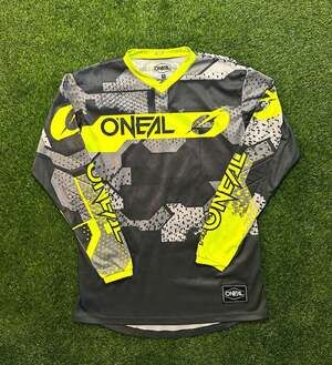O'Neal Element Camo Jersey Gray/Neon Yellow - S